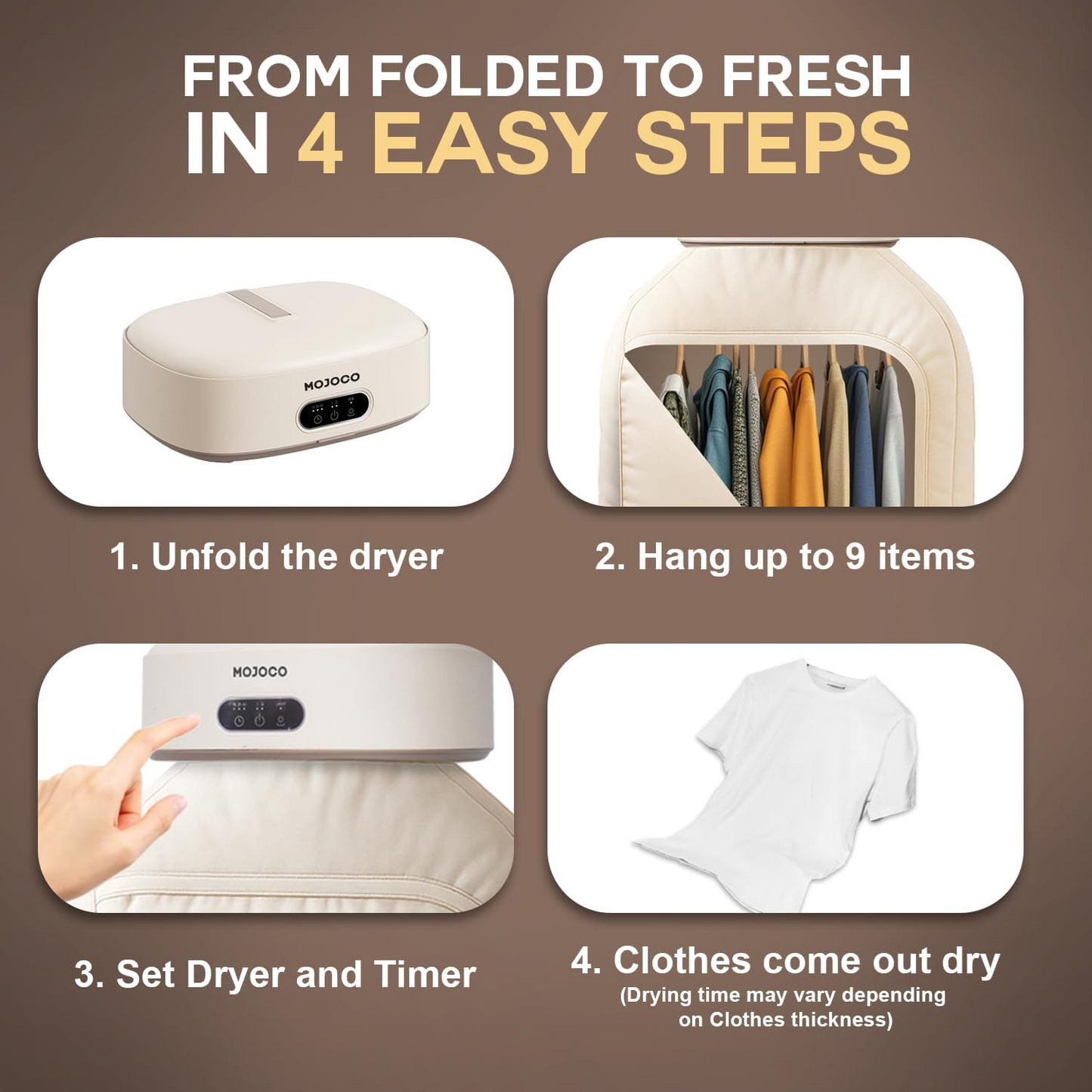 DRYFAST™ Portable Clothes Dryer